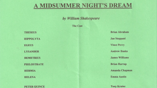 A Midsummer Night's Dream