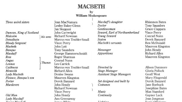 Macbeth