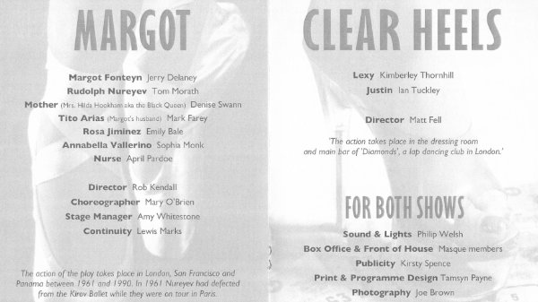 Margot and Clear Heels (2013)
