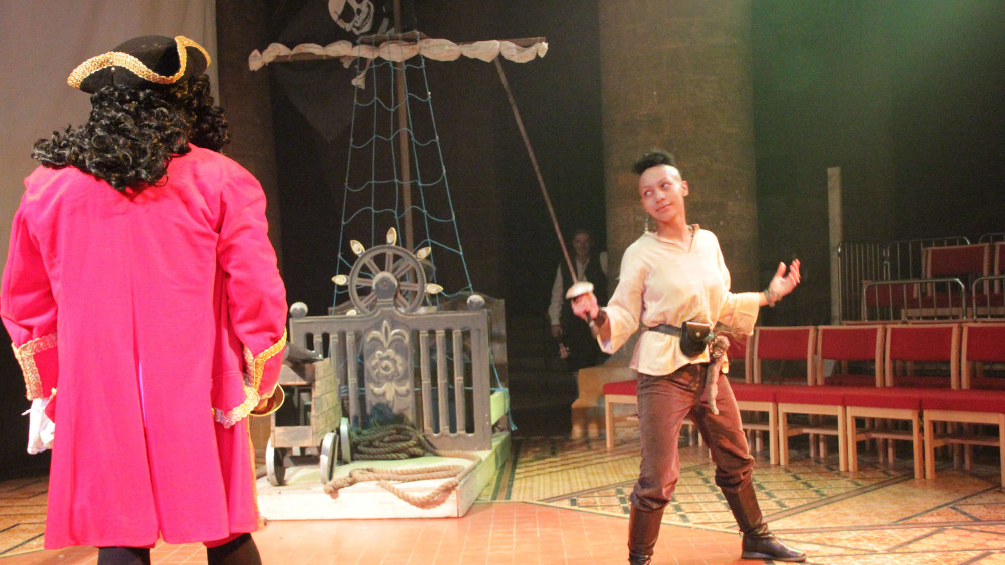 A scene from the play