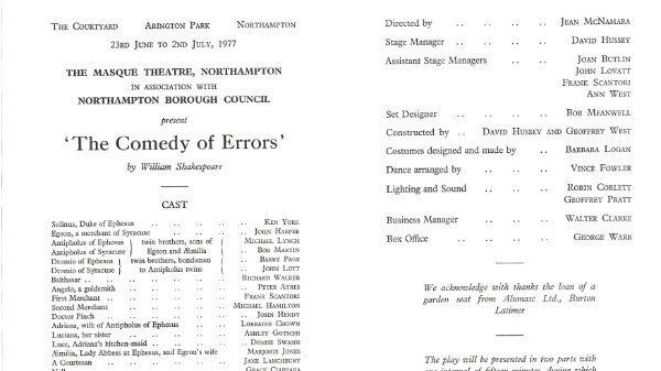The Comedy of Errors