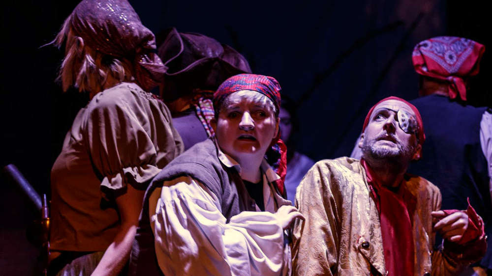 A scene from Treasure Island