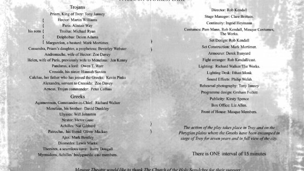 Troilus and Cressida (2014)